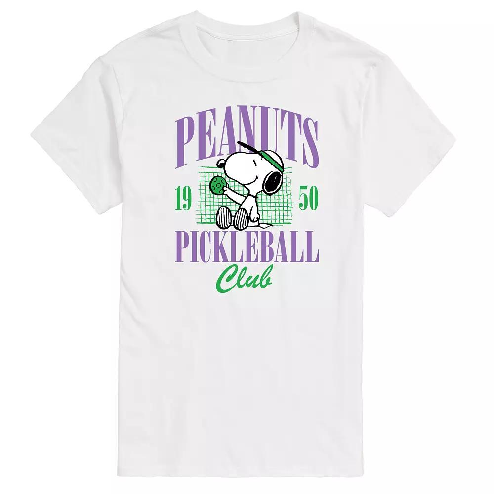 Big & Tall Peanuts Snoopy Pickleball Club Est. 1950 Graphic Tee, Men's,  Product Image