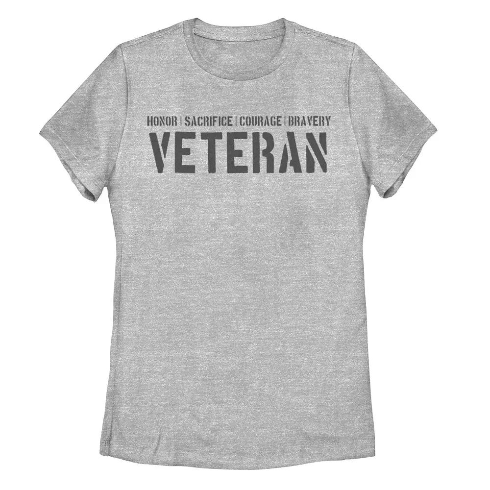 Junior's Attributes Of A Veteran Tee, Girl's,  Product Image