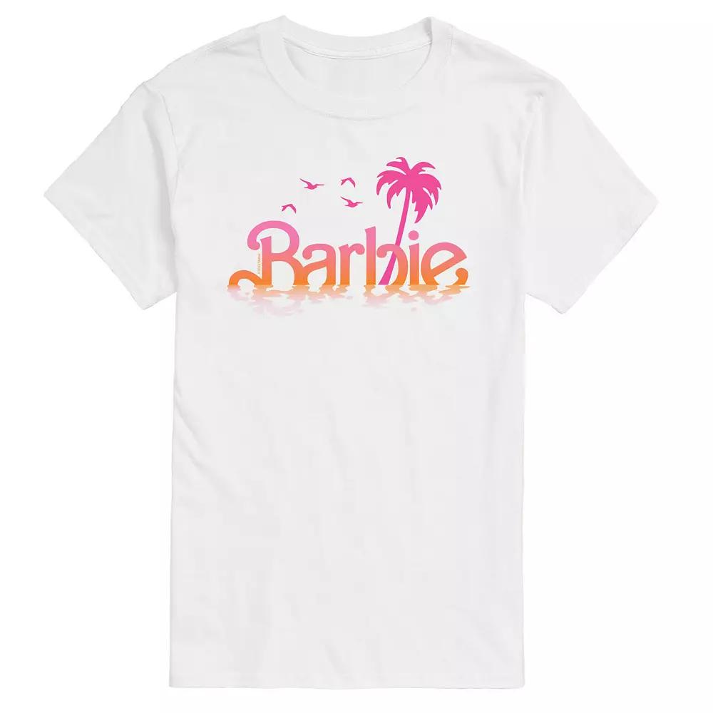 Big & Tall Barbie® Logo Water Reflection Graphic Tee, Men's,  Product Image