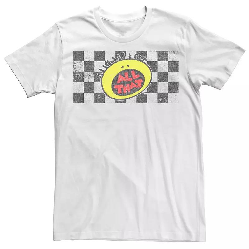 Men's Nickelodeon All That Classic Checkered Logo Tee,  Product Image