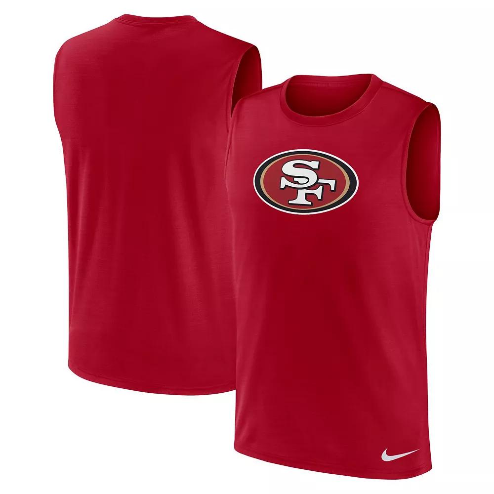 Men's Nike Scarlet San Francisco 49ers Blitz Legend Muscle Perform Tank Top, Size: XL, Red Product Image