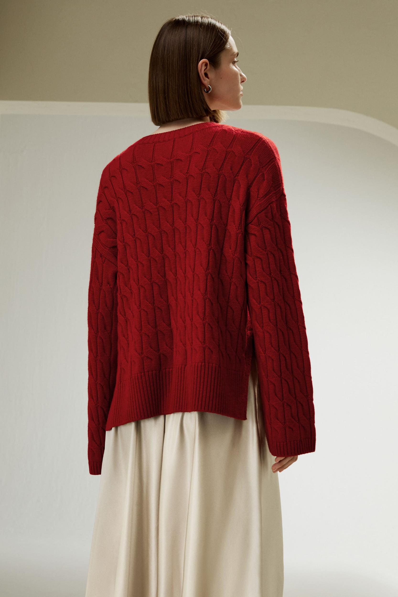 Ultrafine Merino Wool Crewneck Sweater Product Image