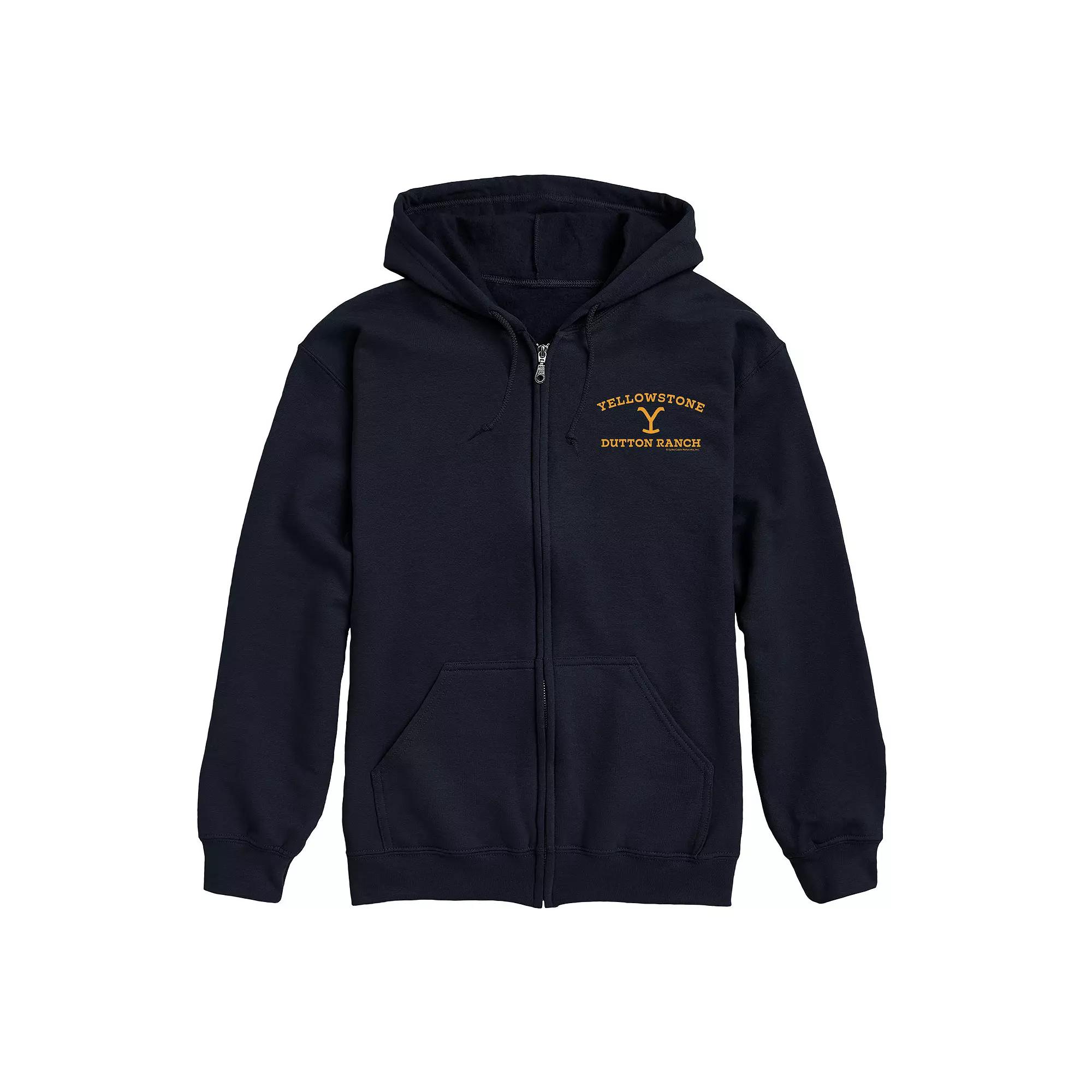 Men's Yellowstone Dutton Ranch Zip Hoodie,  Product Image