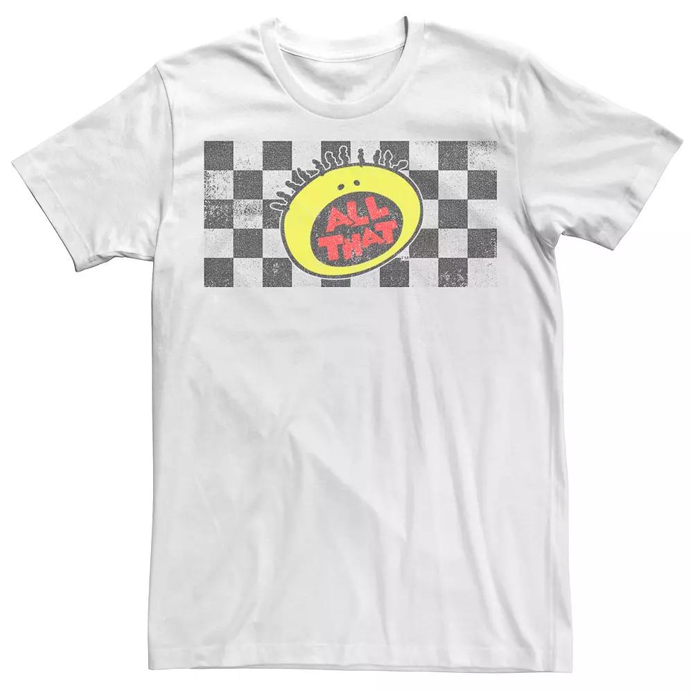 Men's Nickelodeon All That Classic Checkered Logo Tee,  Product Image