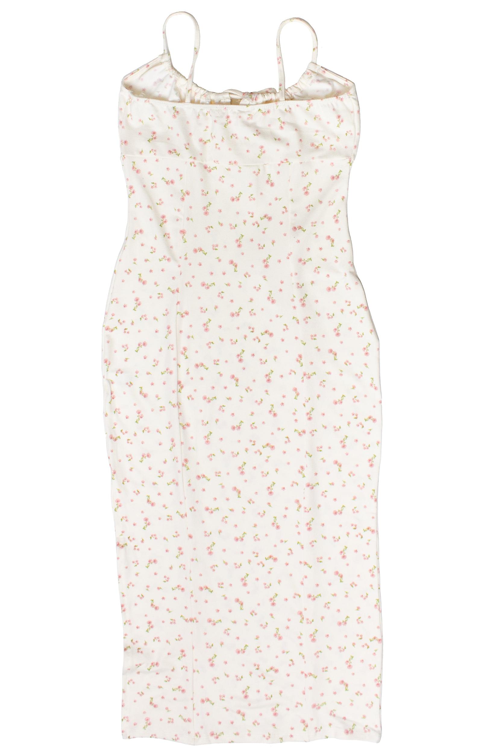 Sleeveless Floral Milkmaid Midi Dress Product Image