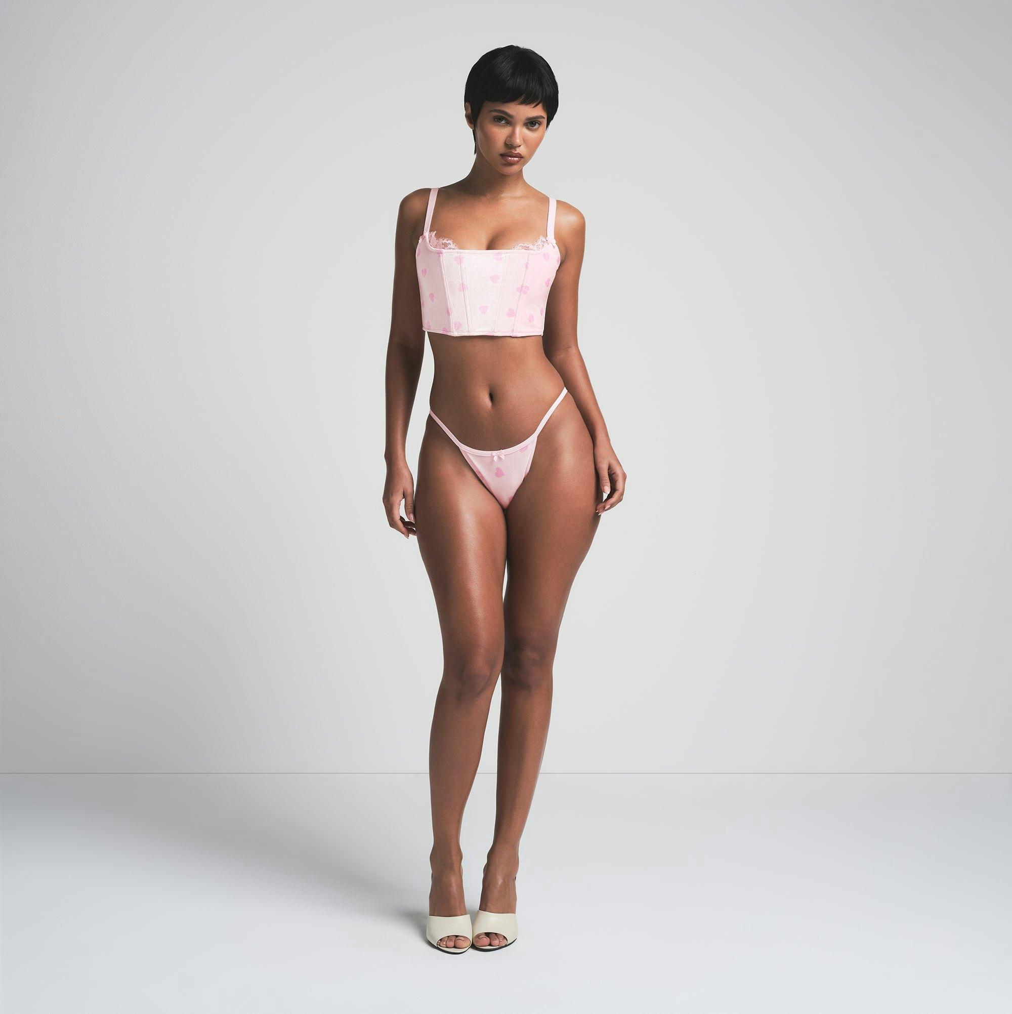 VELVET LACE CROPPED CORSET | CHERRY BLOSSOM HEART BREAKER Product Image