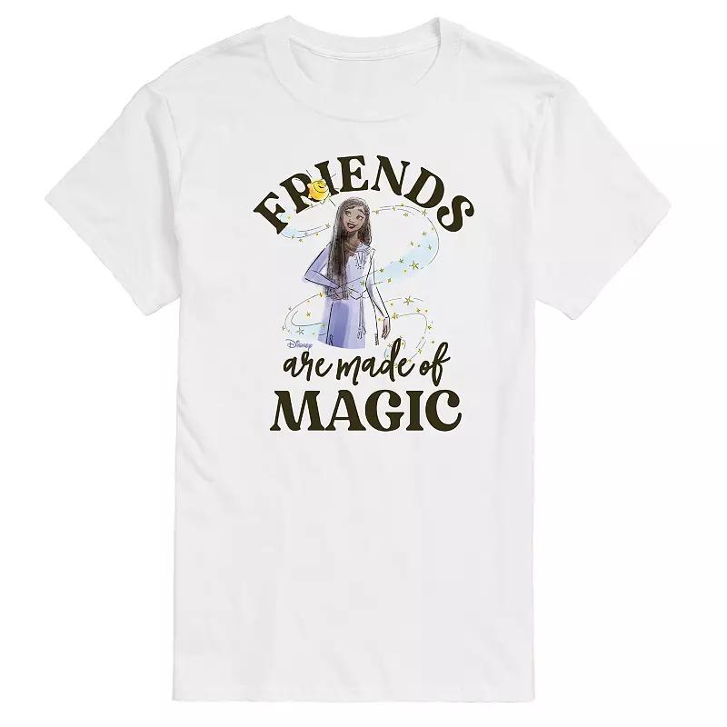 Disney's Wish Men's Friends Are Made Of Magic Graphic Tee,  Product Image