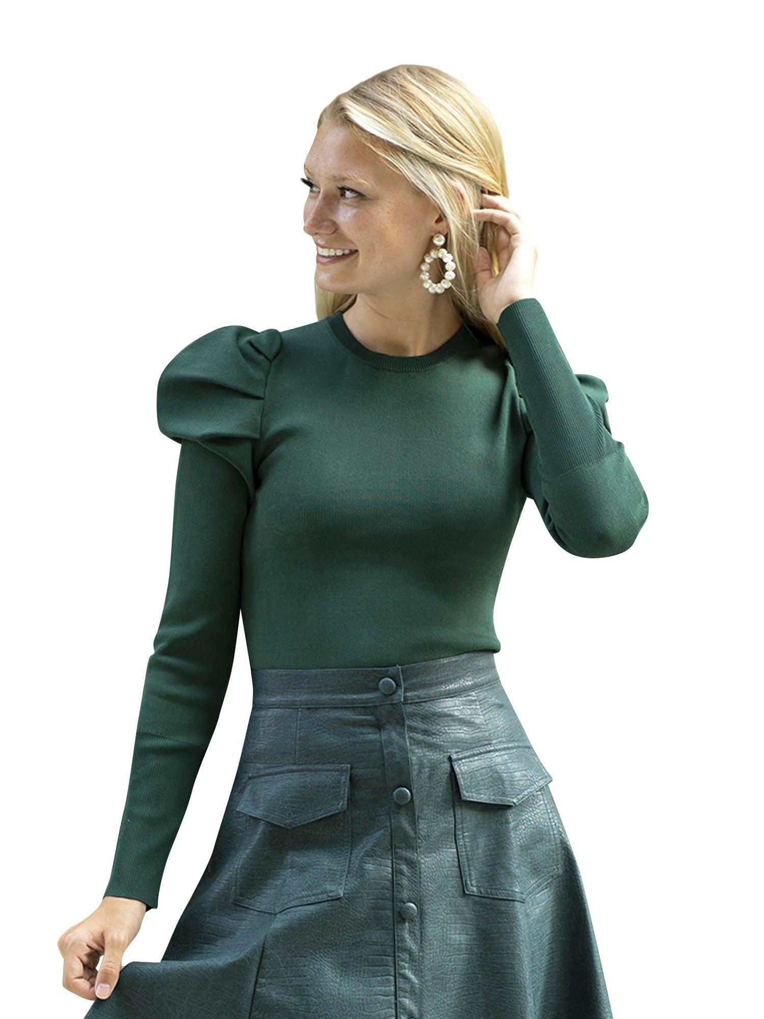 Apparalel Puff Sleeve Sweater Product Image