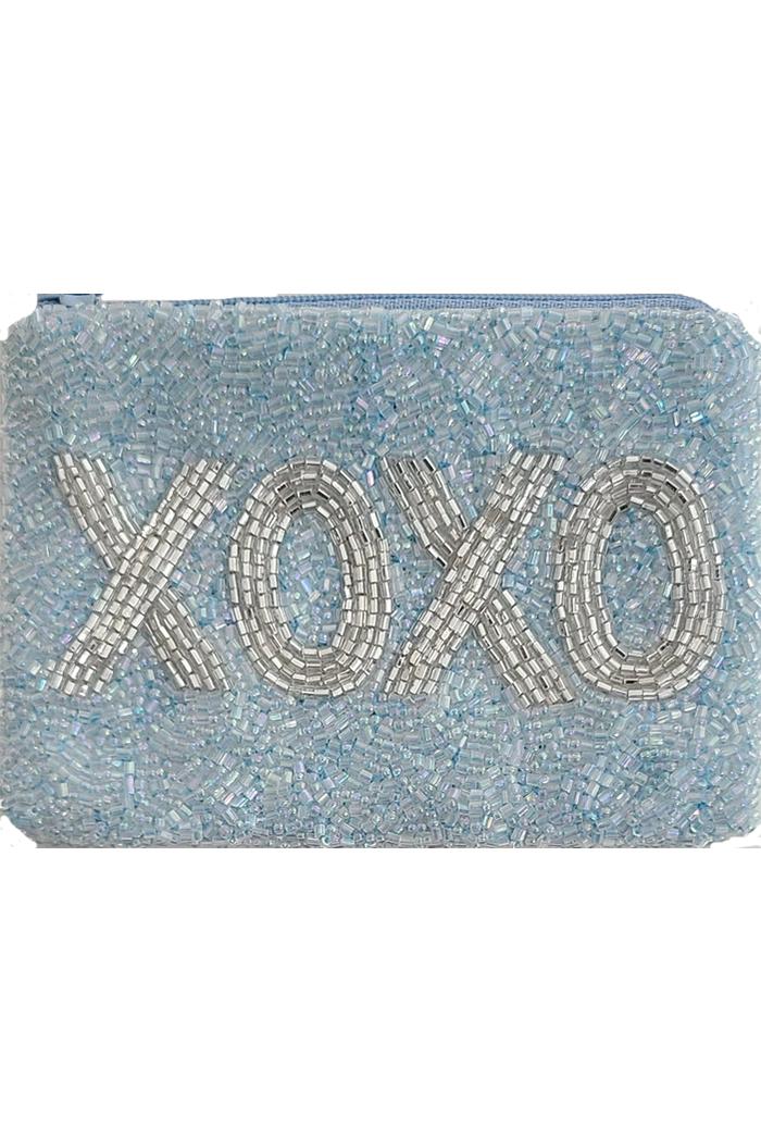 XOXO Beaded Coin Purse Product Image
