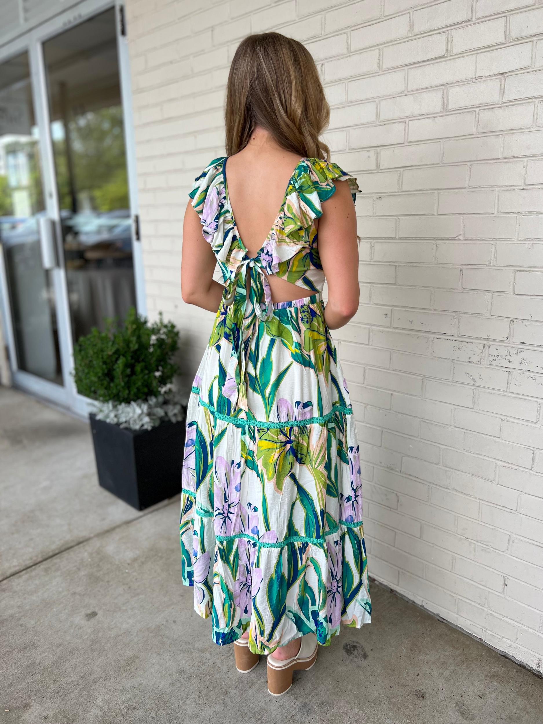 Skylar Floral Midi Dress Product Image