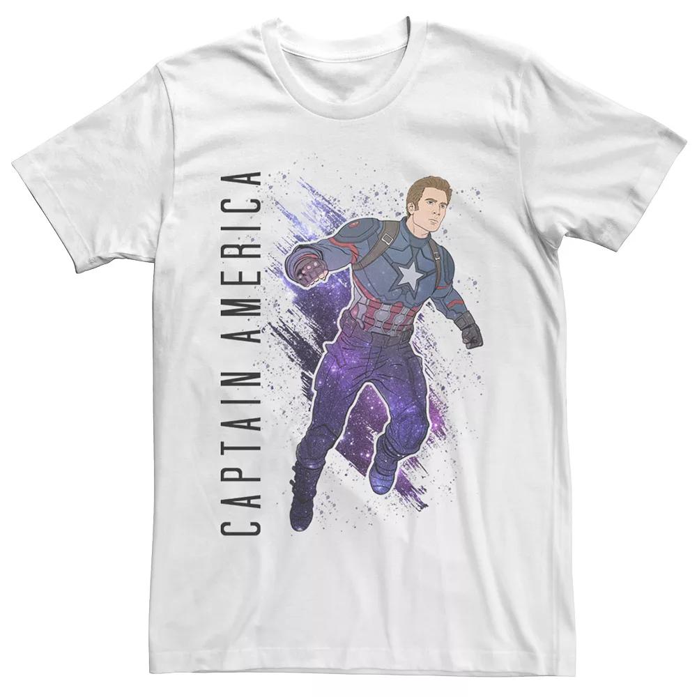 Boys 6-20 Marvel Avengers Endgame Captain America Galaxy Painted Graphic Tee, Boy's,  Product Image