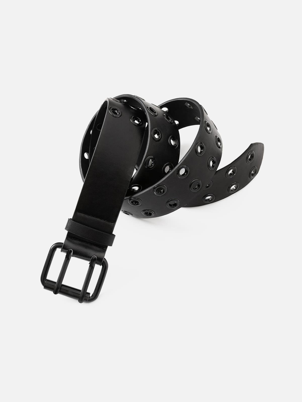 Allover Grommet Double Prong Belt Product Image