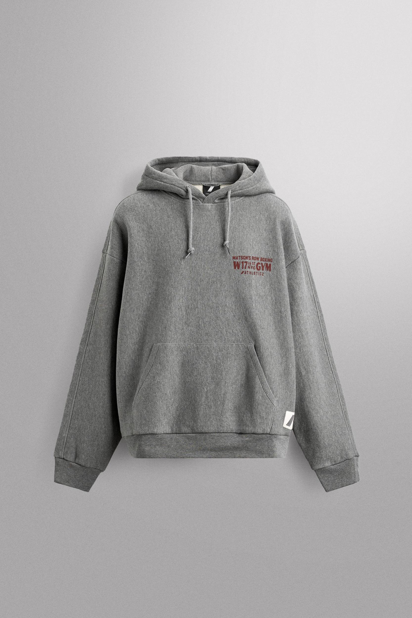 TEXT PRINTED HOODIE Product Image