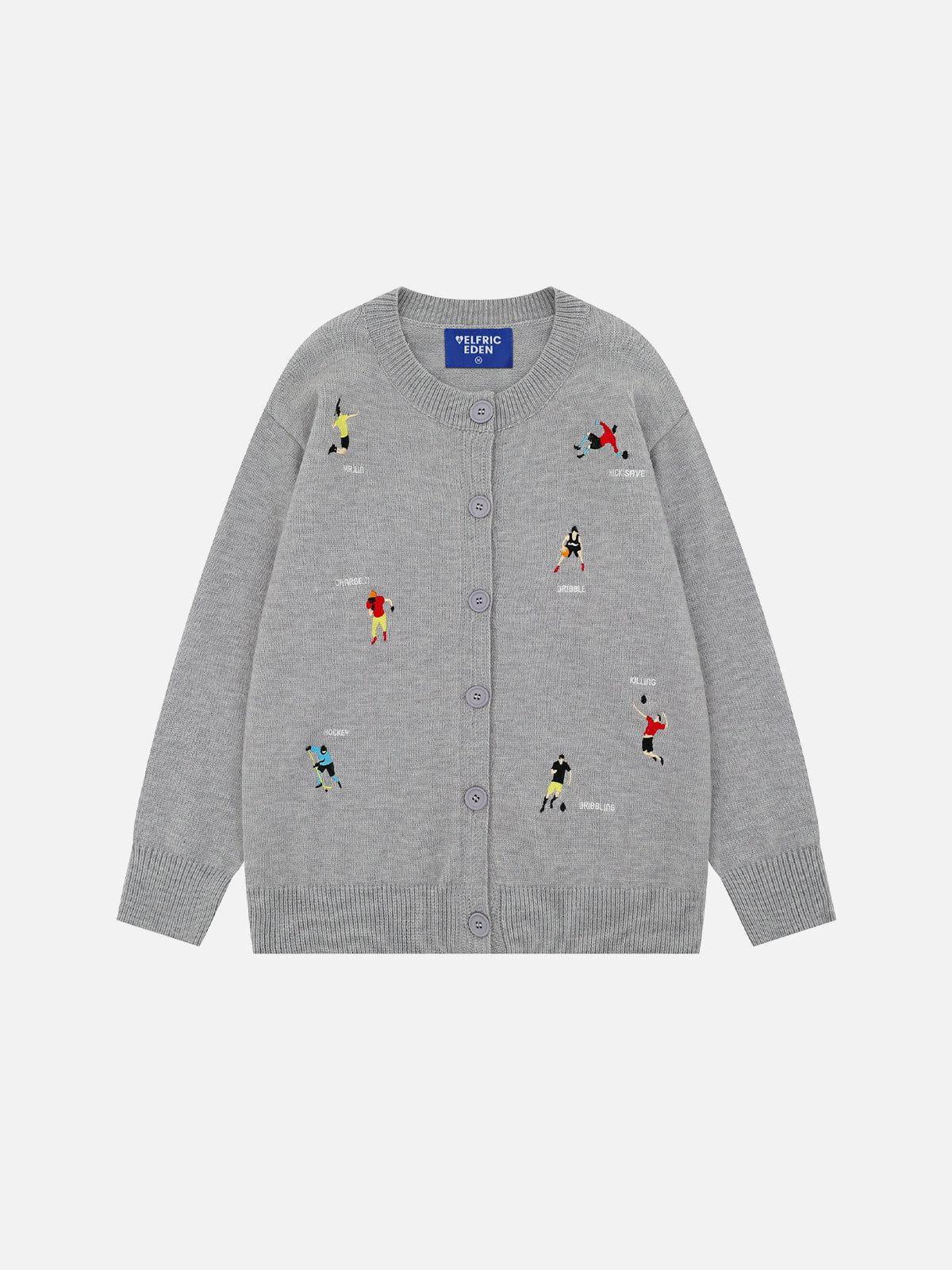 Aelfric Eden Sport Embroidery Cardigans Product Image