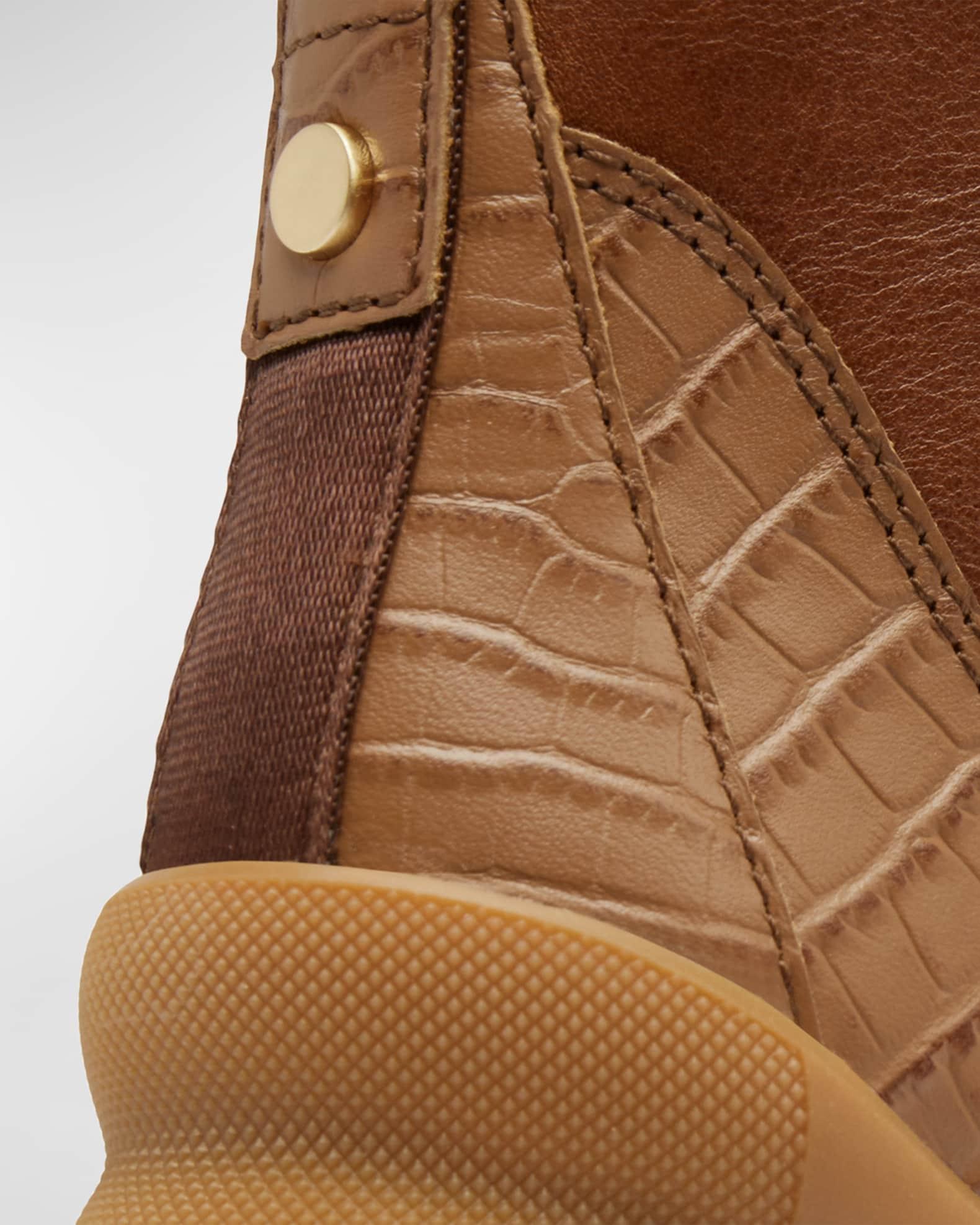 Caribou Leather Winter Heeled Booties Product Image