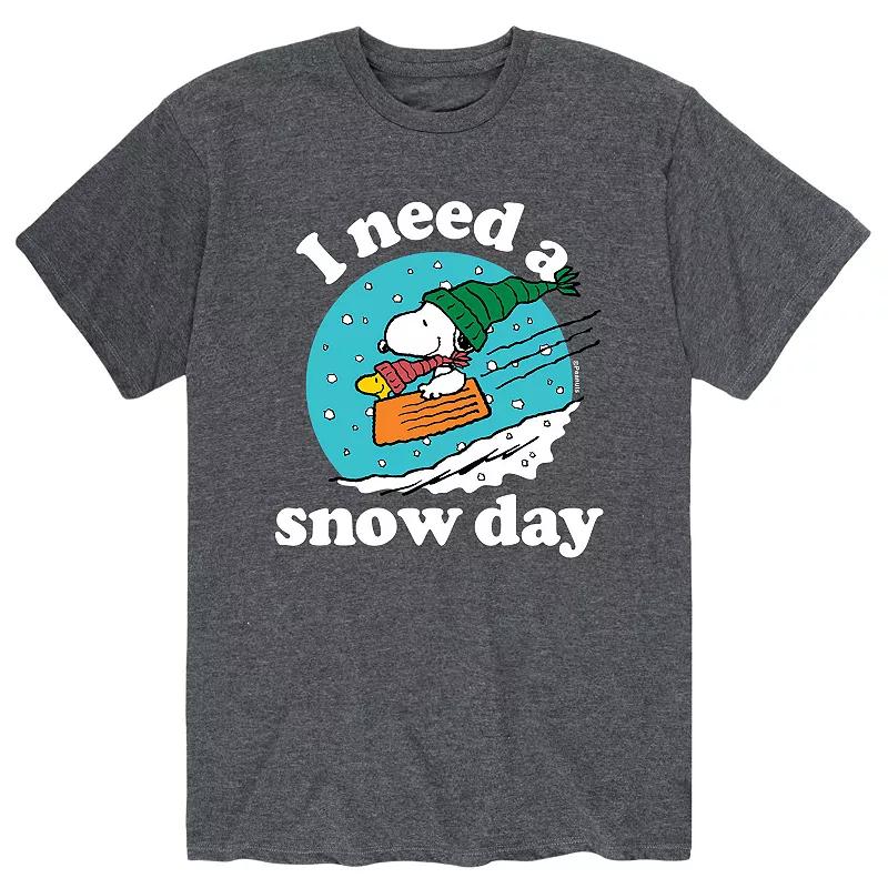 Men's Peanuts Snow Day Tee,  Product Image