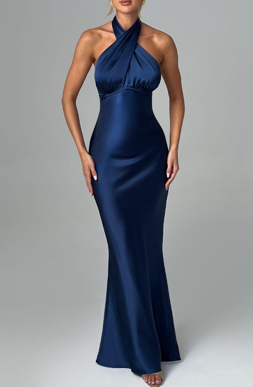 Dimitra Maxi Dress - Navy Product Image