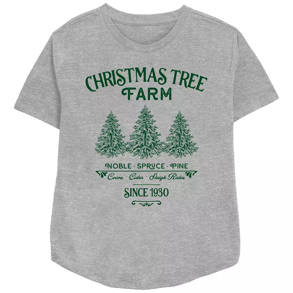 Women's Christmas Tree Farm Since 1930 Relaxed Fit Graphic Tee,  Product Image