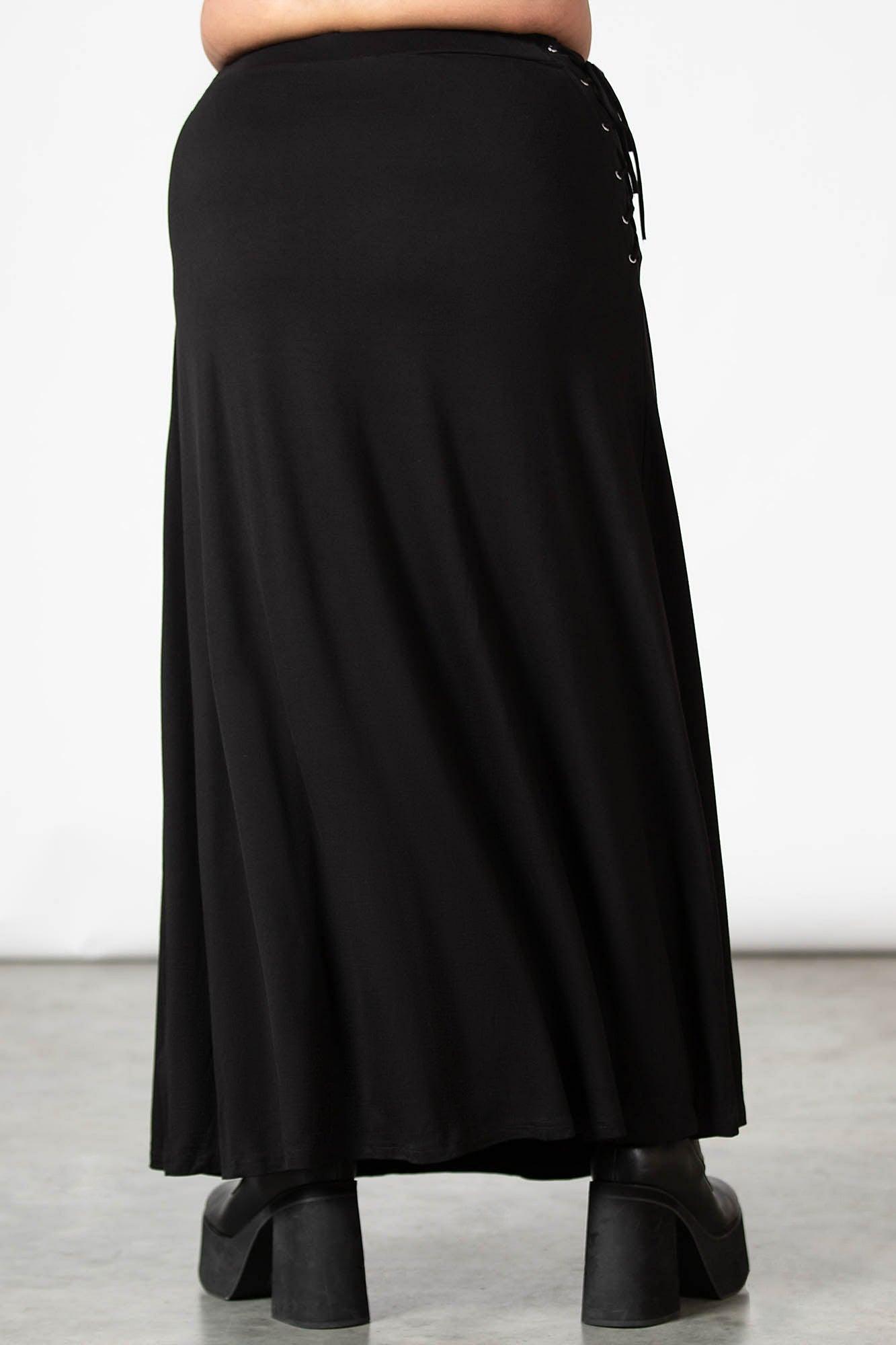 Hellverina Split Maxi Skirt Female Product Image