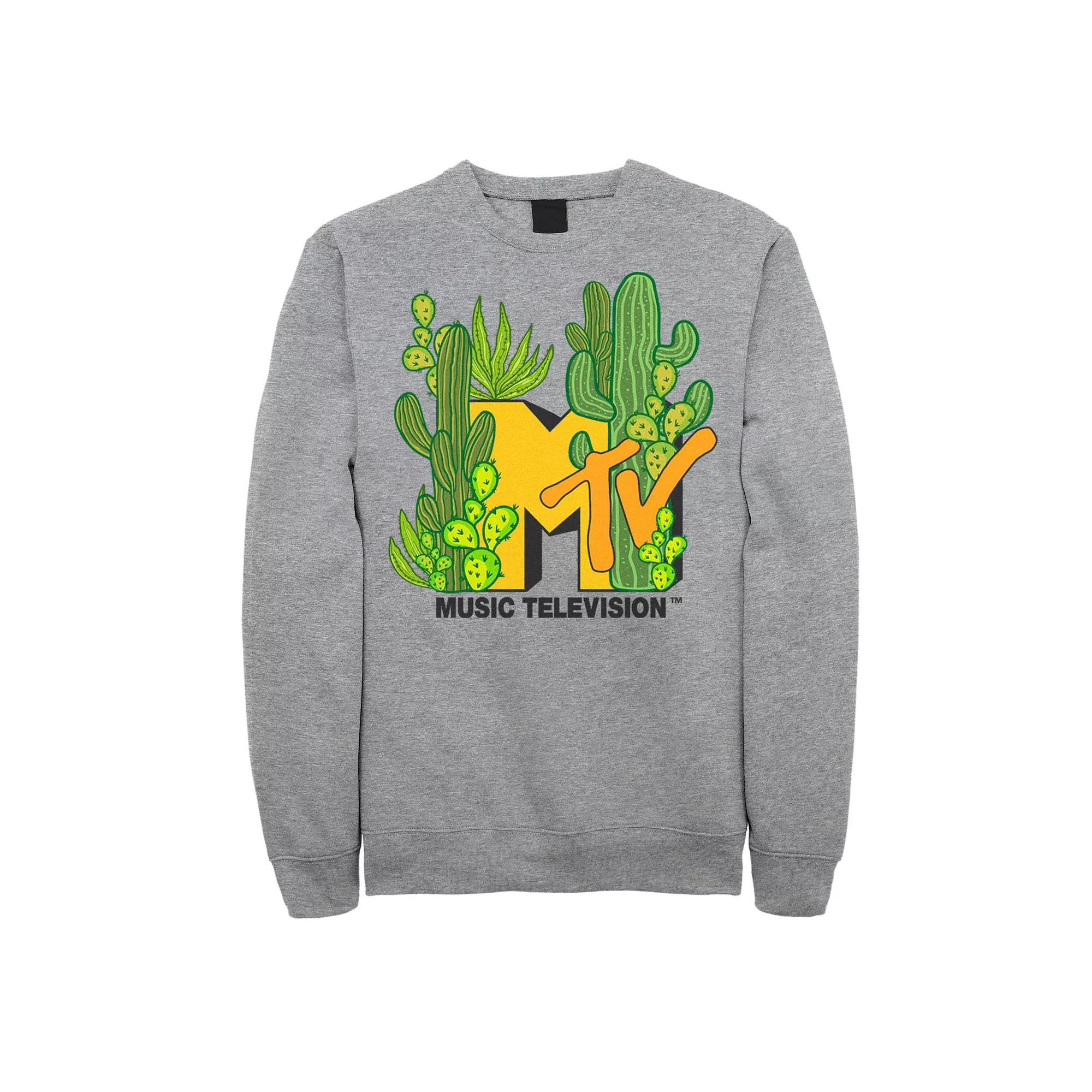 Men's MTV Logo Cacti Galore Sweatshirt,  Product Image