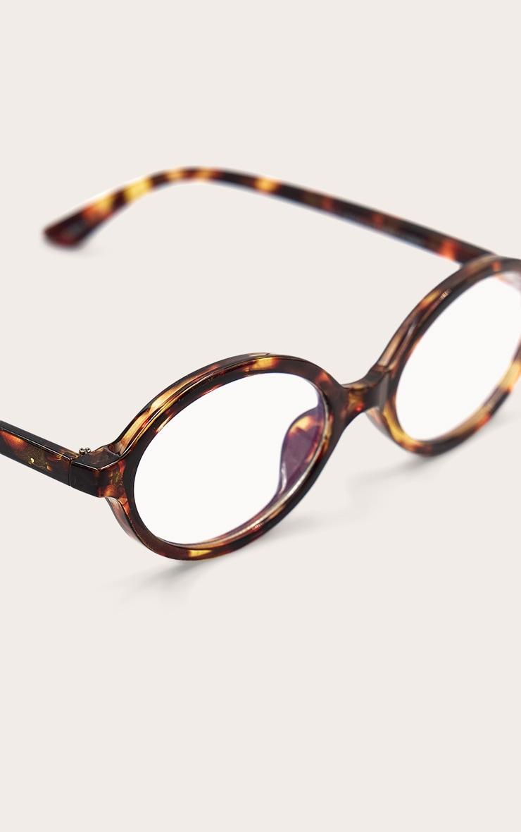 Tortoiseshell Round Lens Blue Light Readers Product Image