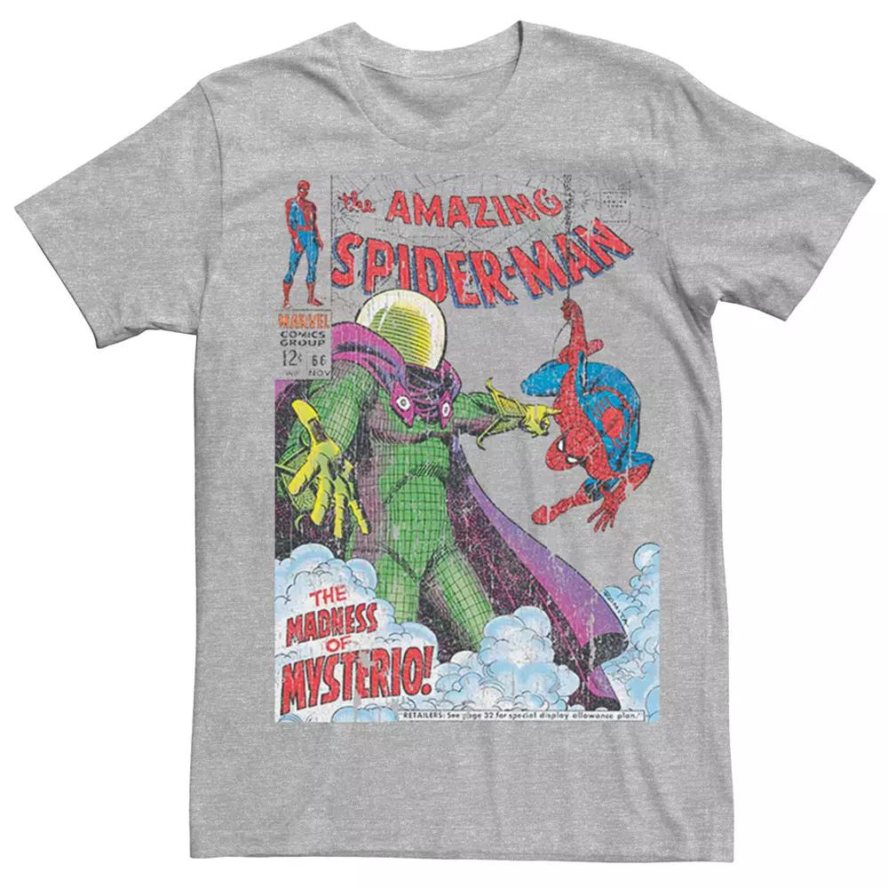 Men's Marvel's Spider-Man Mysterio Vintage Comic Cover Tee,  Product Image