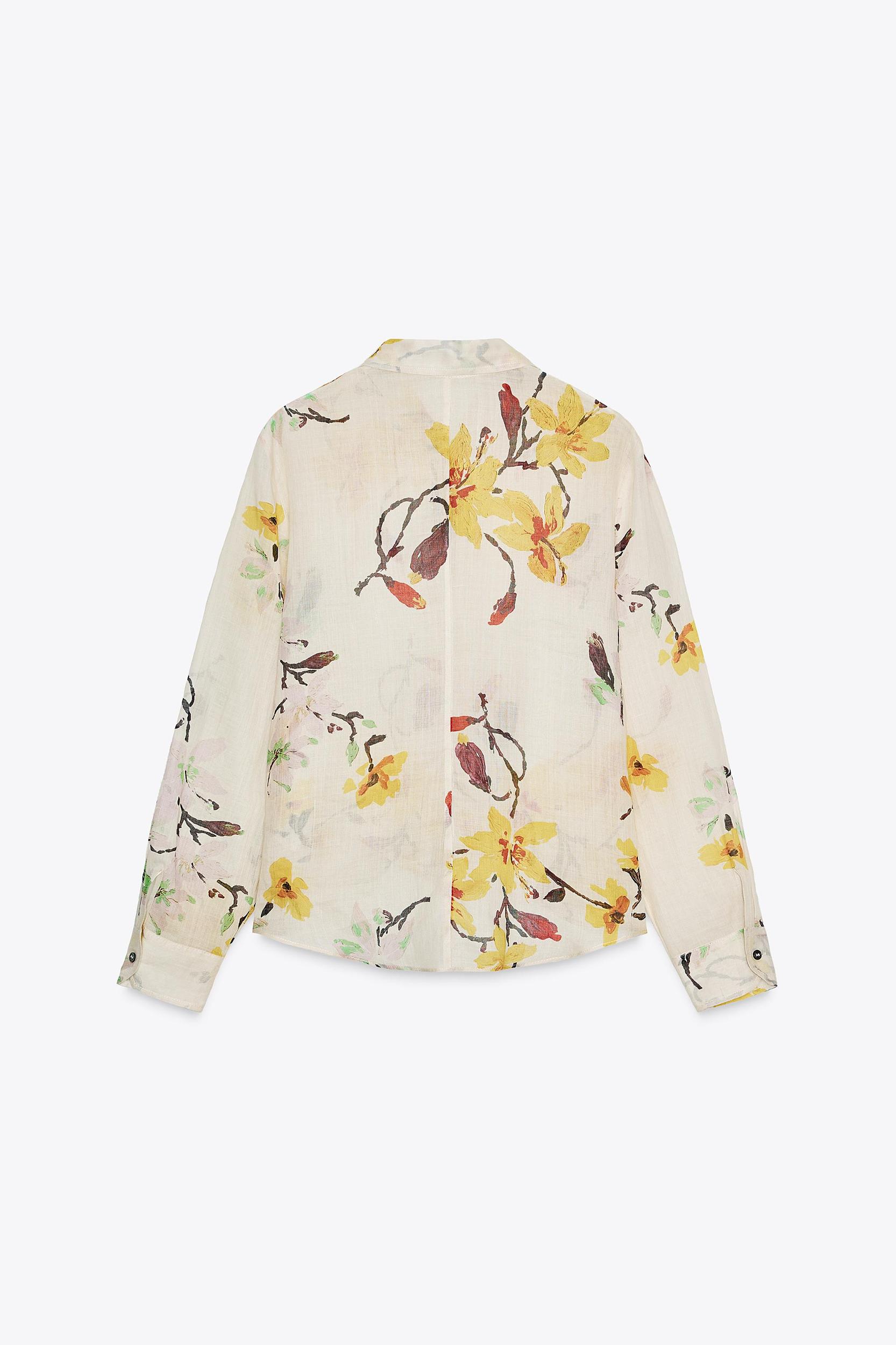ZW COLLECTION RAMIE FLORAL SHIRT Product Image