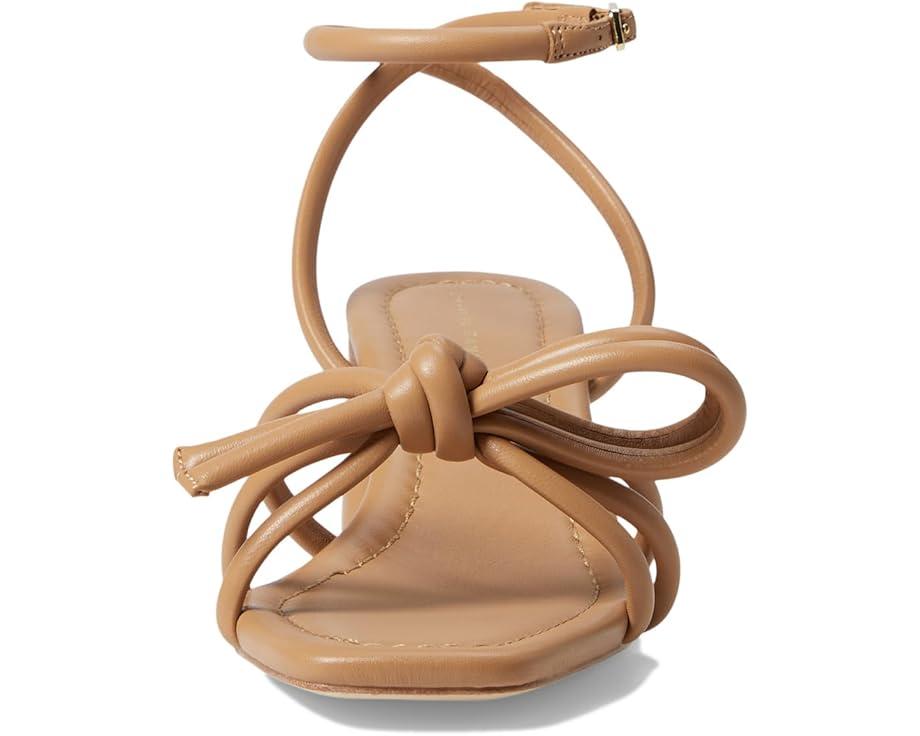 Dahlia Pleated Knot Mule with Ankle Strap Product Image