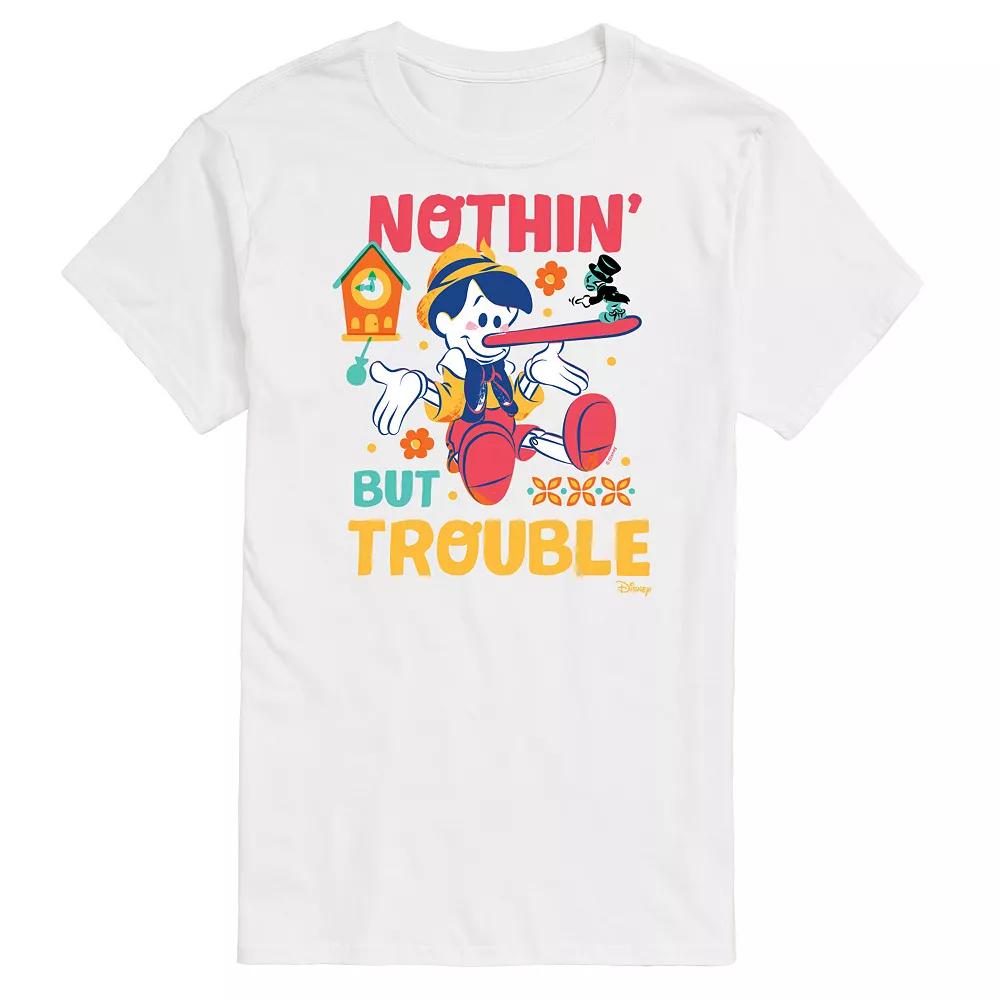 Disney's Pinocchio Men's Nothin' But Trouble Graphic Tee,  Product Image