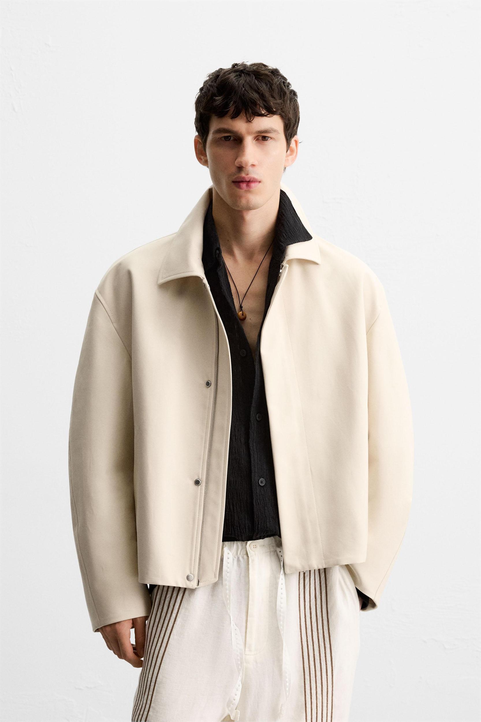 RELAXED FIT BOMBER JACKET Product Image