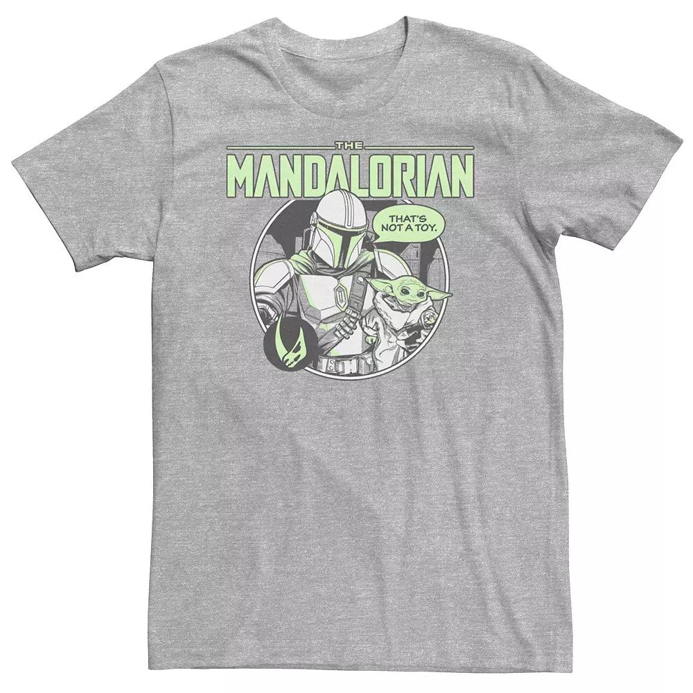 Big & Tall Star Wars: The Mandalorian The Child That's Not A Toy Neon Tee, Men's,  Product Image