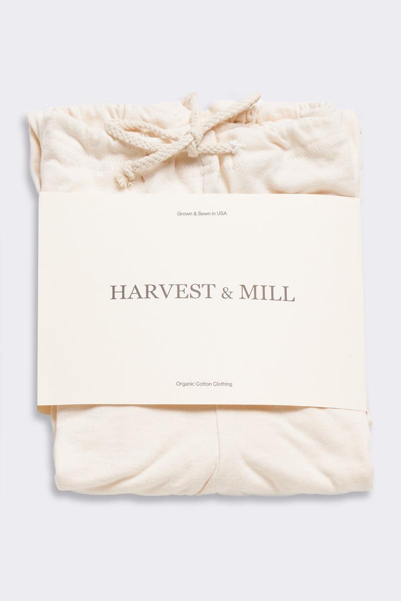 Women's Organic Drawstring Only Lounge Pants in Natural Product Image