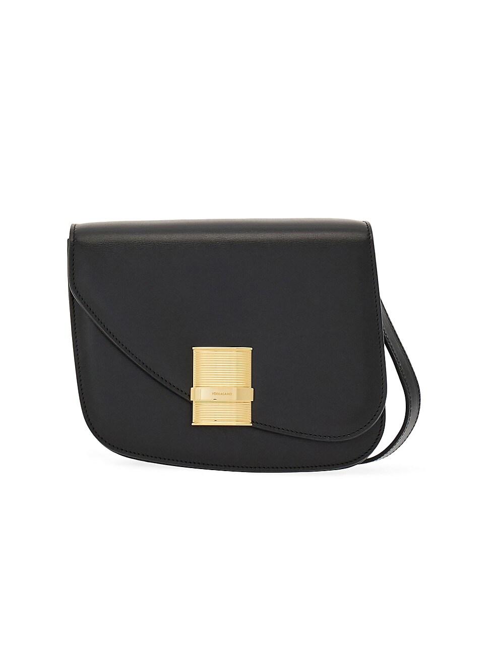 Womens Fiamma Small Leather Crossbody Bag Product Image