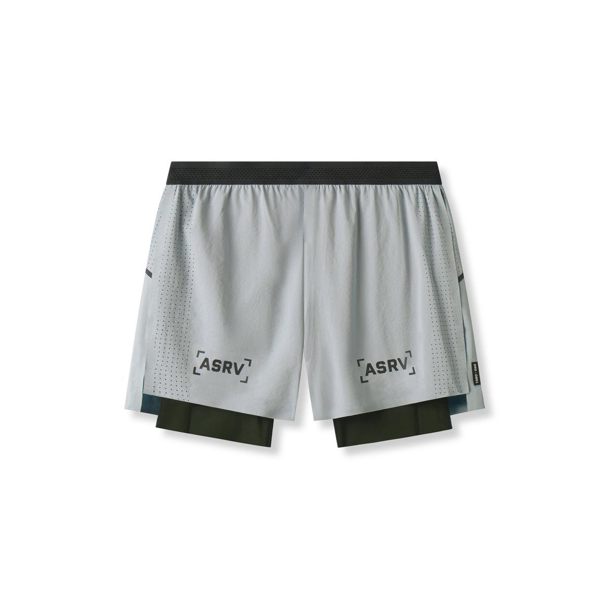 0951. Aerotex™ 4" High Split Liner Short - Slate Grey Male Product Image