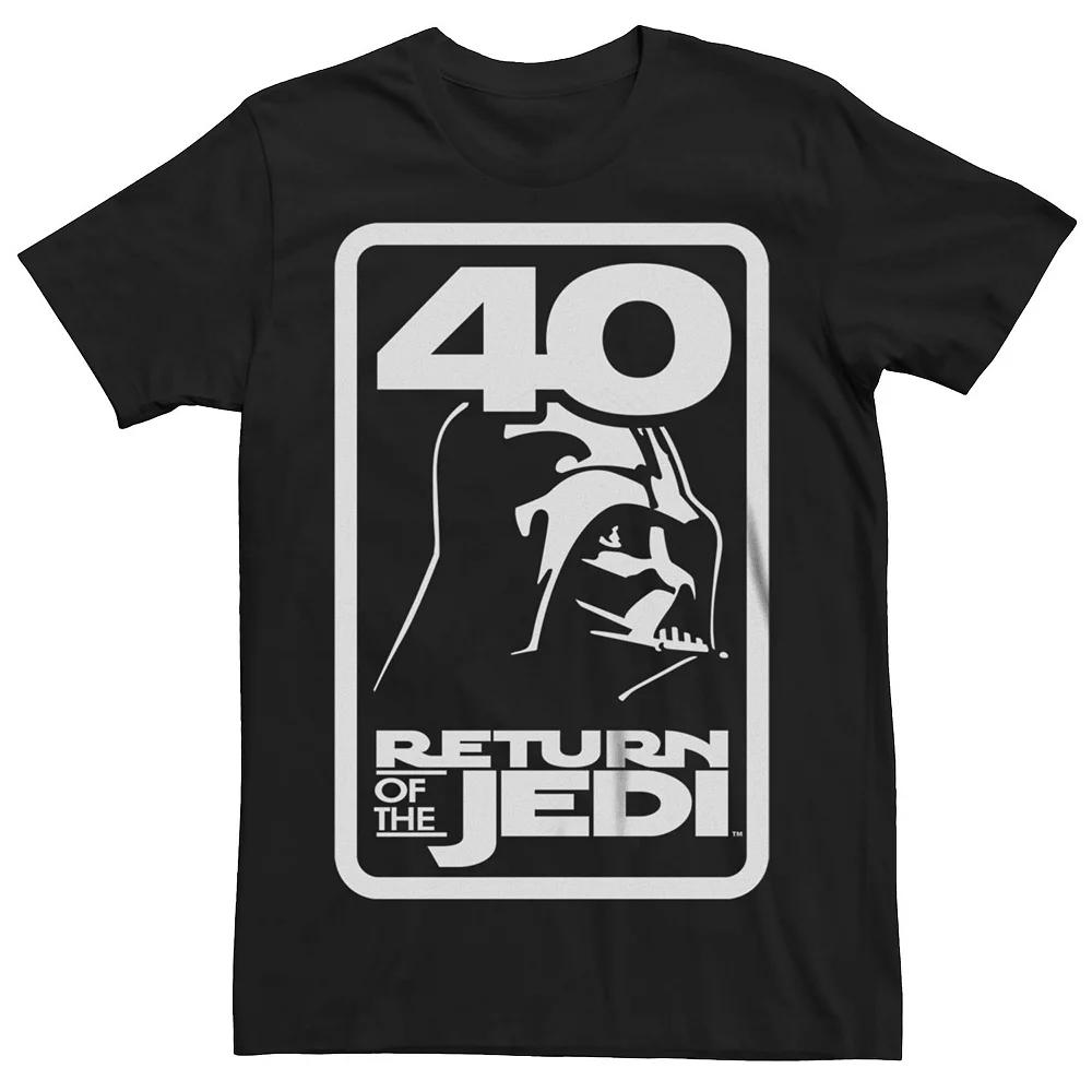 Men's Star Wars The Return Of The Jedi Darth Vader Badge Logo Tee,  Product Image