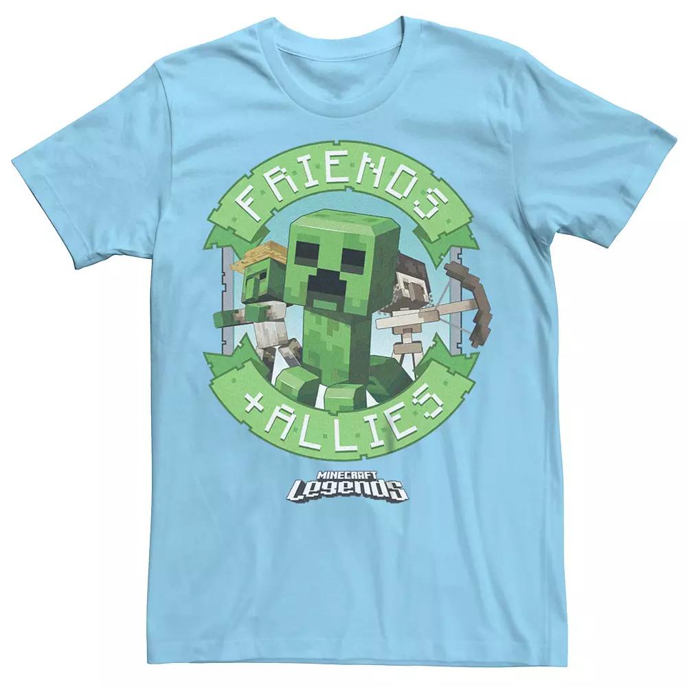 Men's Minecraft Legends Mobs Friends And Allies Graphic Tee,  Product Image