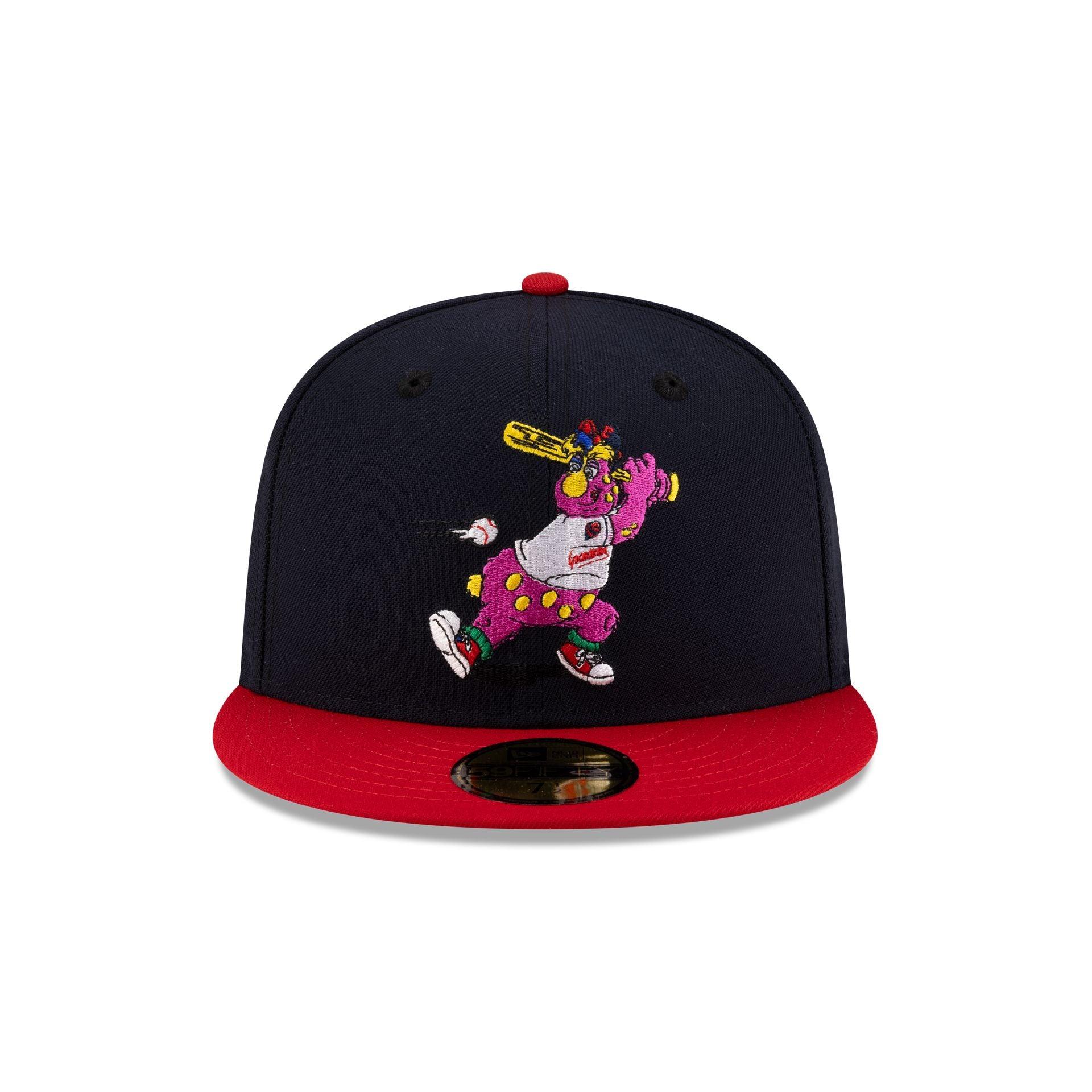 Cleveland Guardians Mascot Navy 59FIFTY Fitted Hat Male Product Image