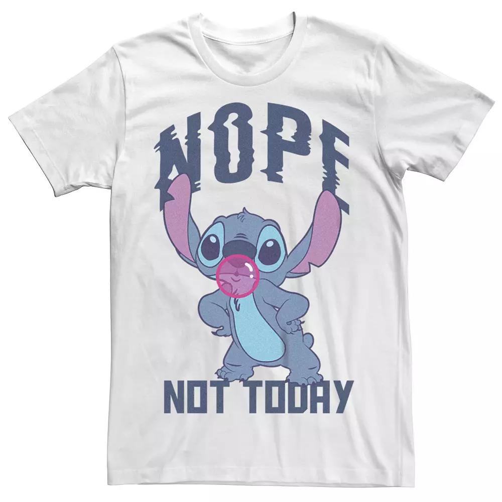 Disney's Lilo & Stitch Nope Not Today Stitch Juniors' Boyfriend Graphic Tee, Women's,  Product Image
