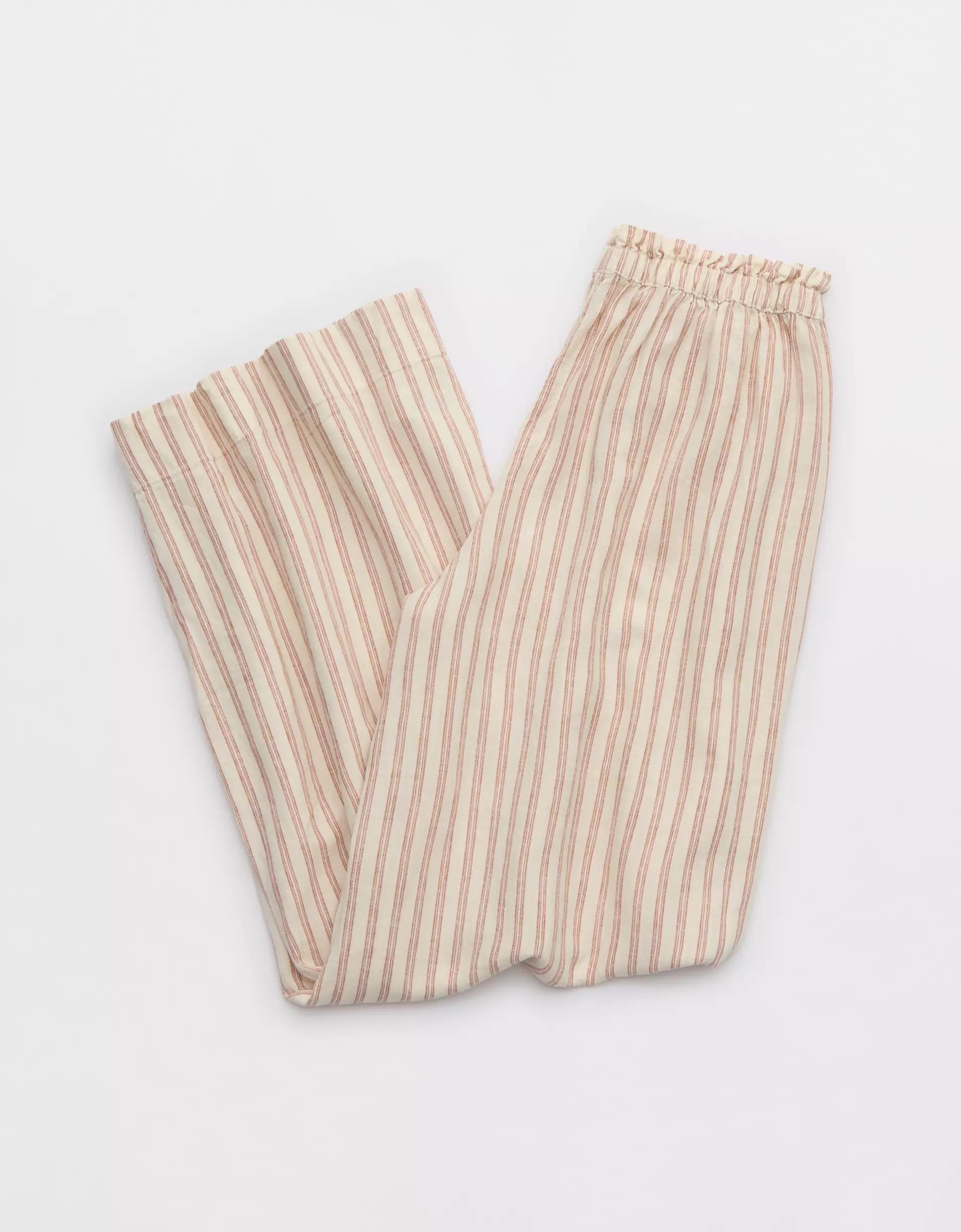 Aerie Linen Blend Trouser Product Image