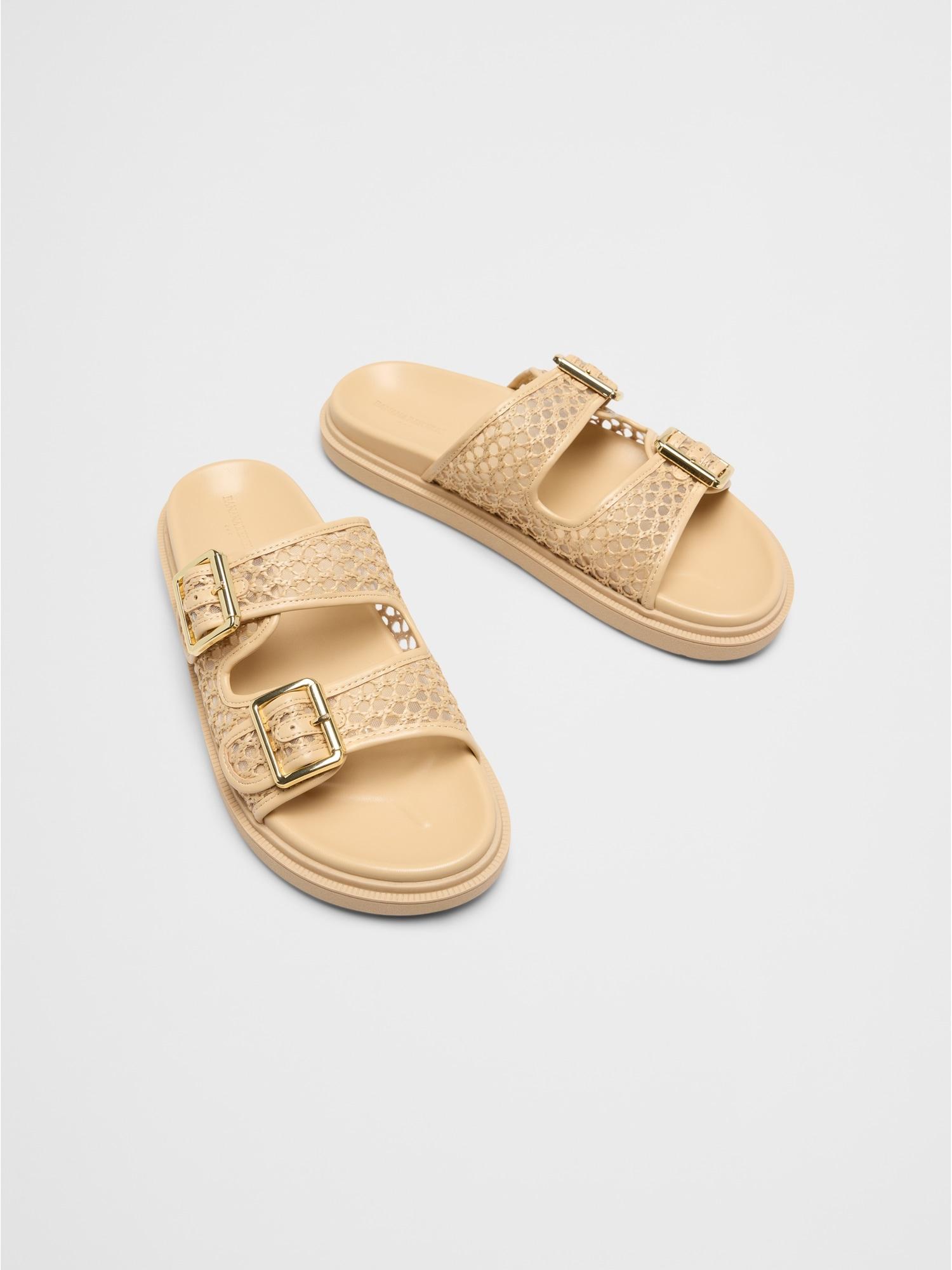 Double Strap Buckle Sandal Product Image