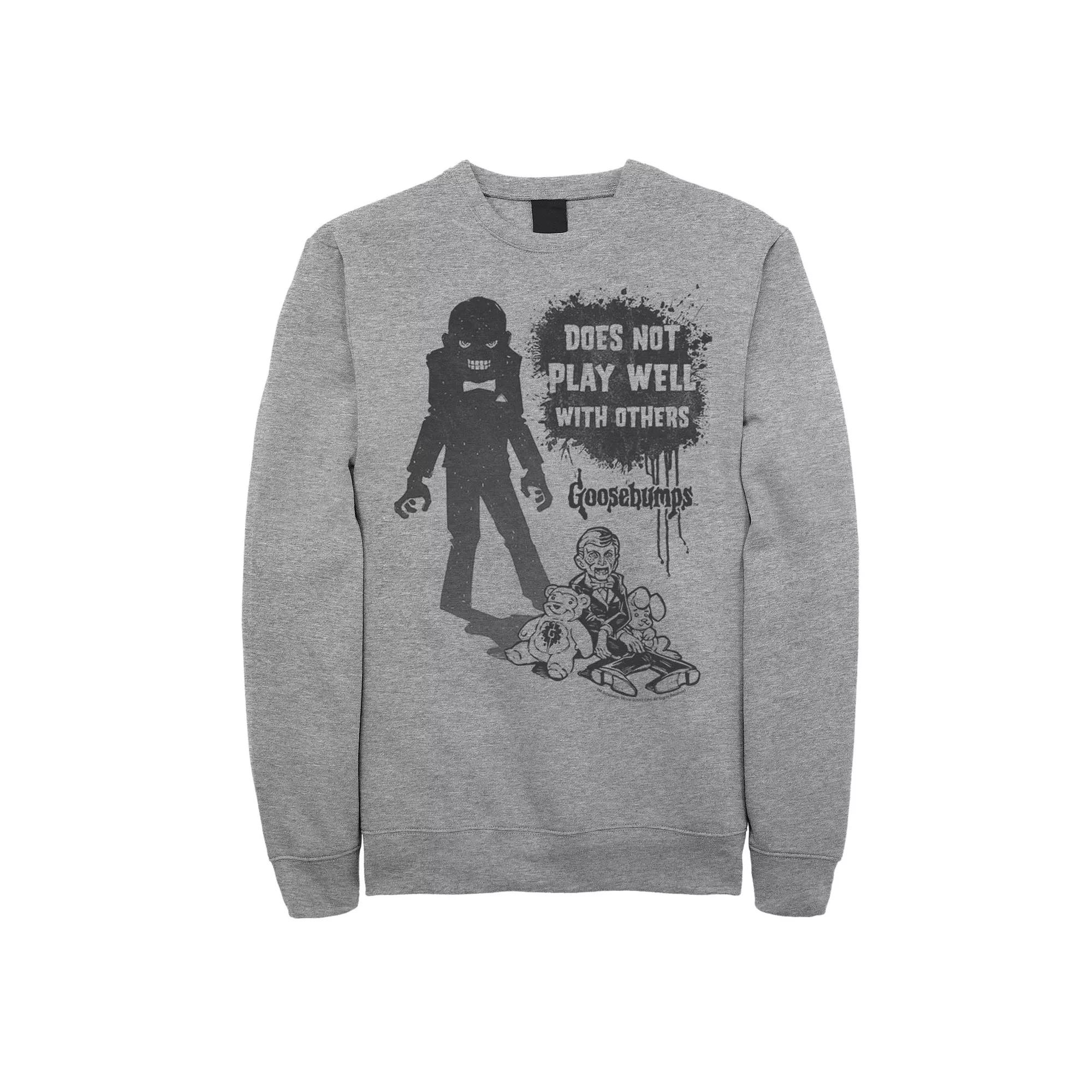 Men's Goosebumps Slappy Does Not Play Well Sweatshirt,  Product Image