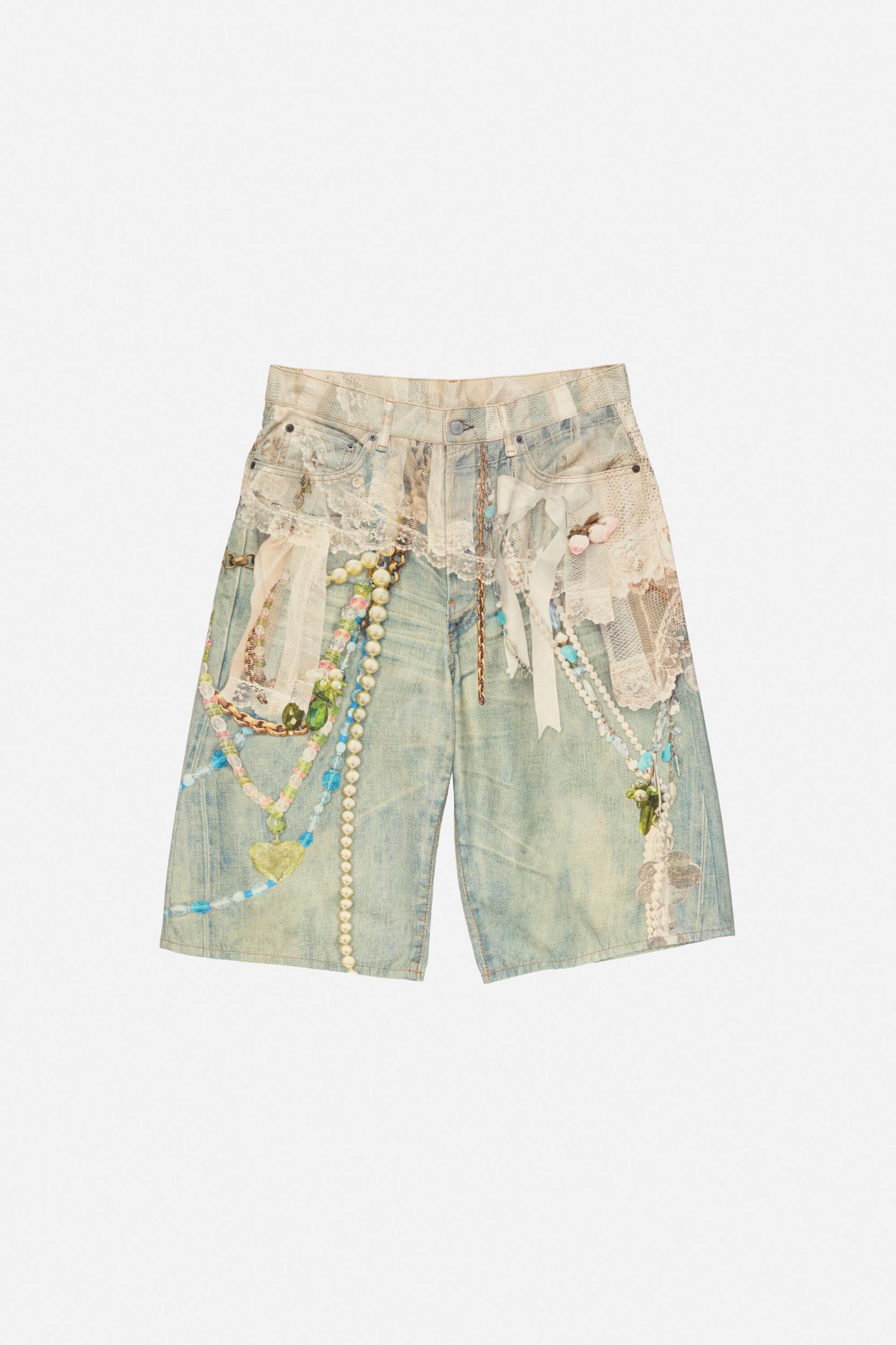 Denim shorts - loose fit Product Image
