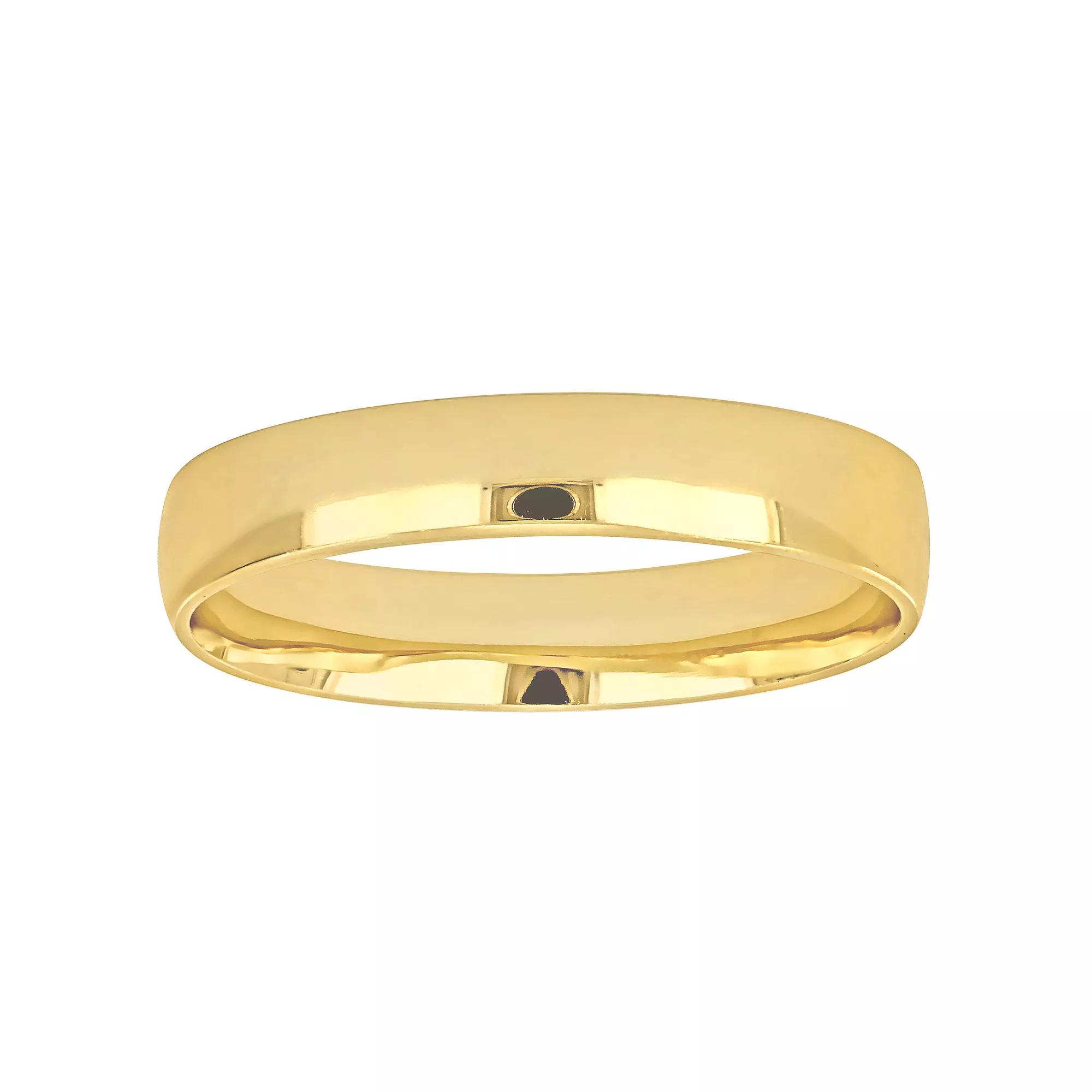 Stella Grace 14k Gold Mens 4 mm Polished Wedding Band, Womens Product Image
