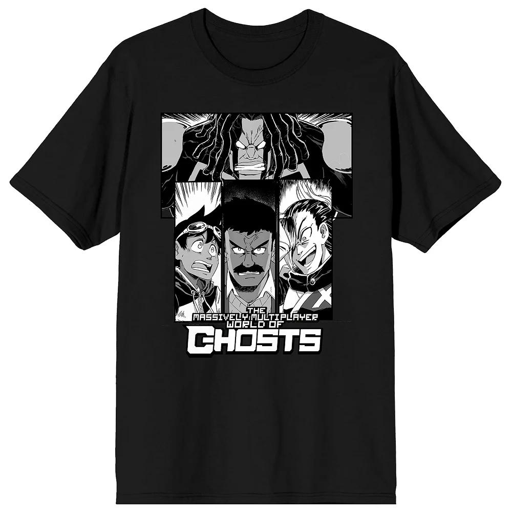 Men's Massively Multiplayer World Artwork Short Sleeve Graphic T-Shirt, Size: XXL, Black Product Image