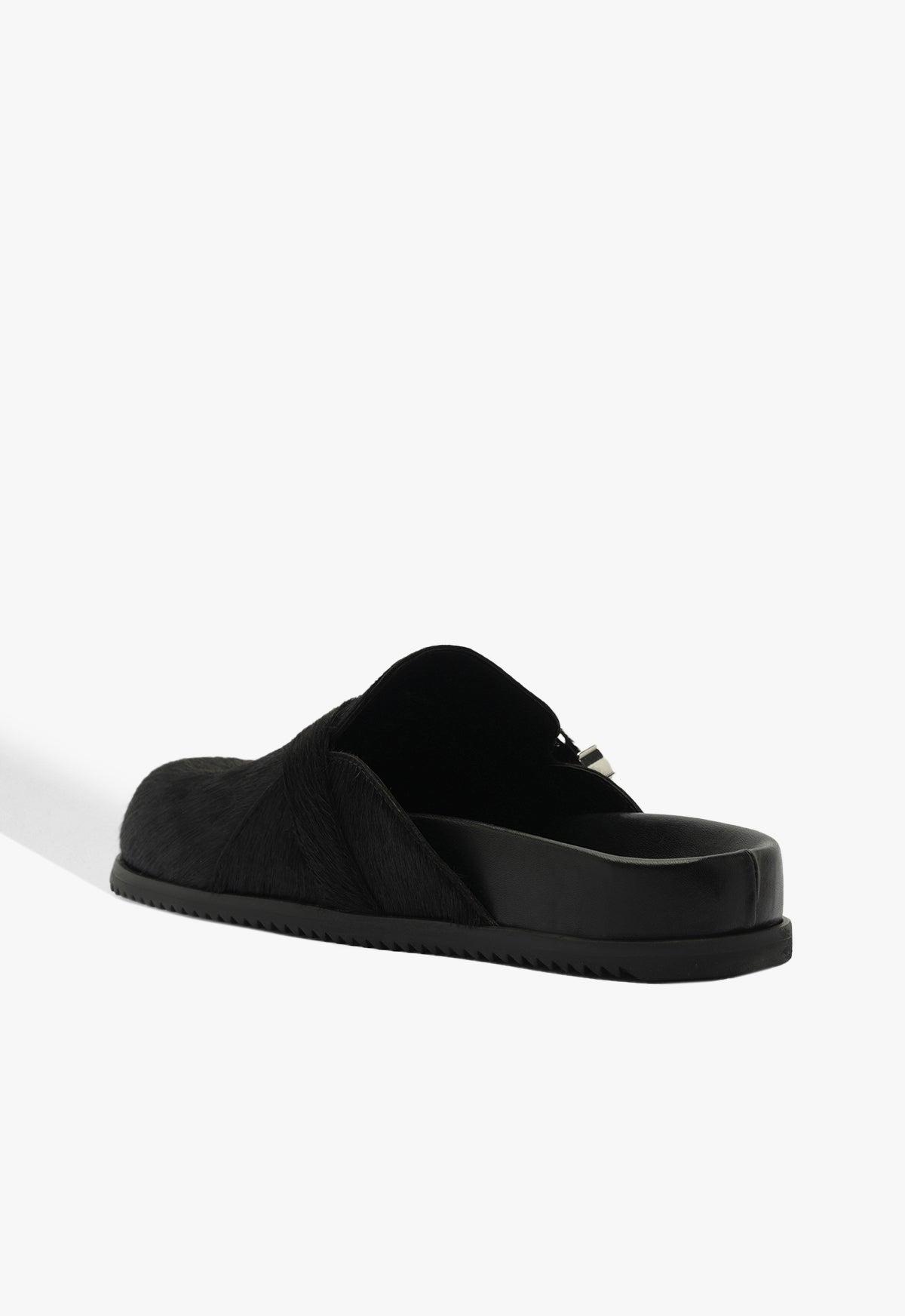 Grace Calf Hair Clog Female Product Image