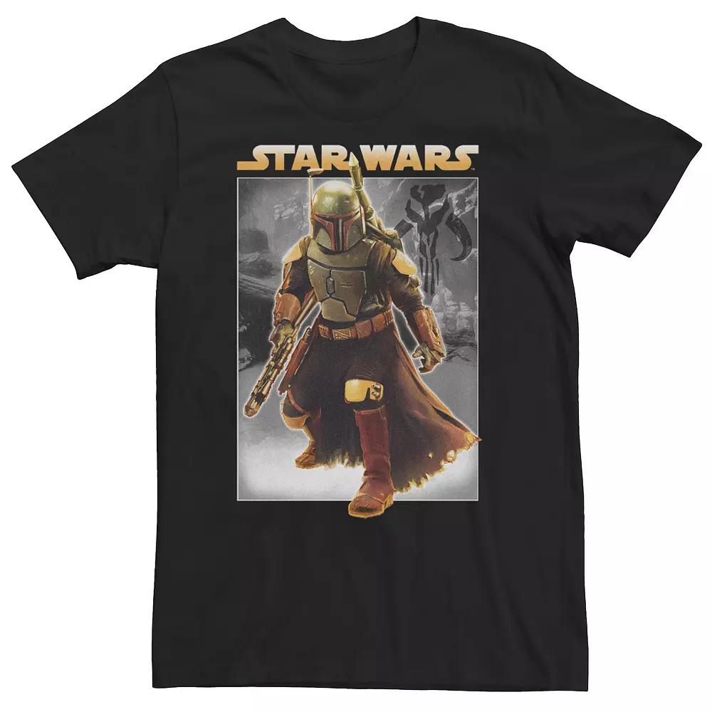Big & Tall Star Wars Book Of Boba Fett Hunter For Hire Pose Tee, Men's,  Product Image