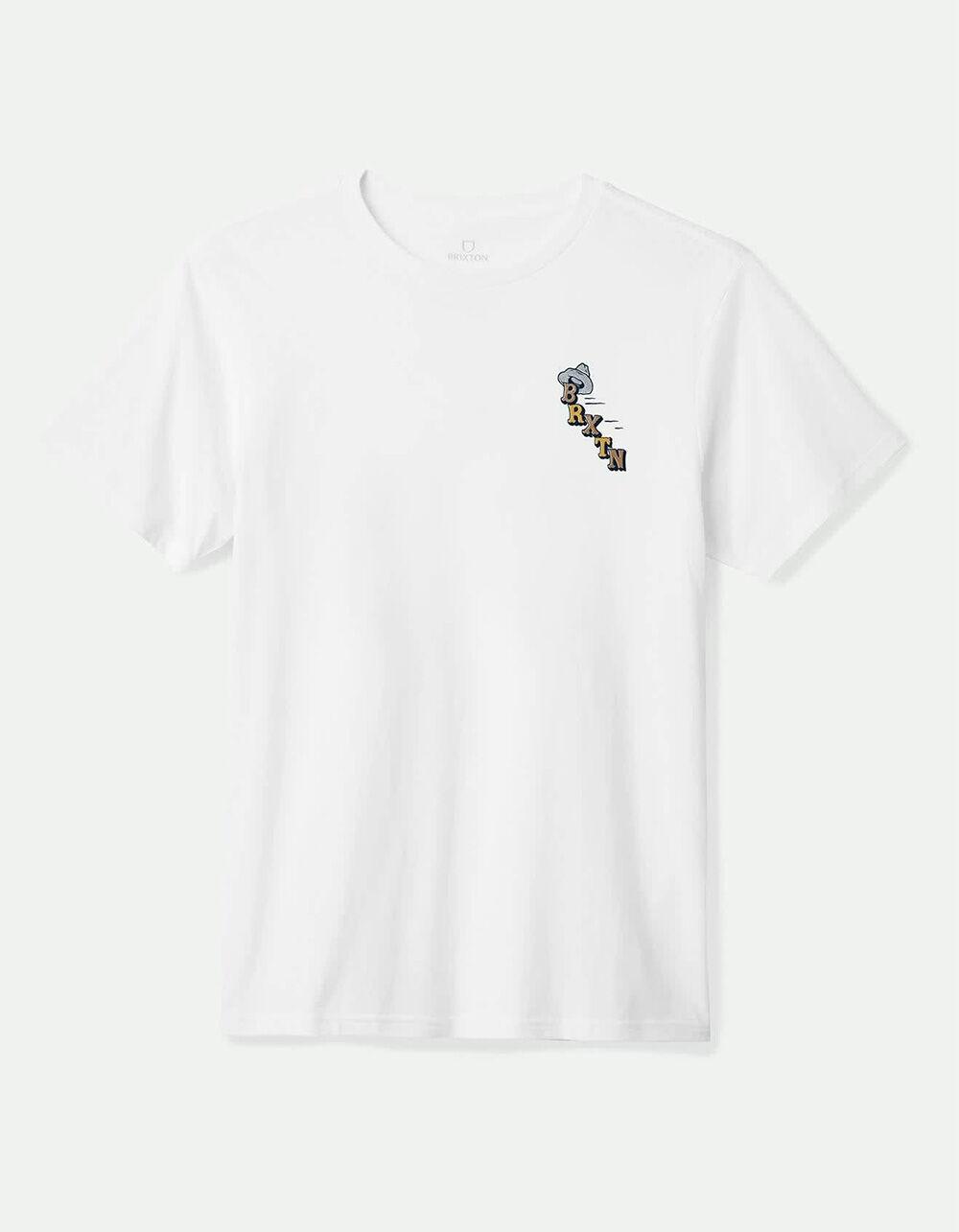 BRIXTON Buck Club Mens Tee - WHITE Product Image