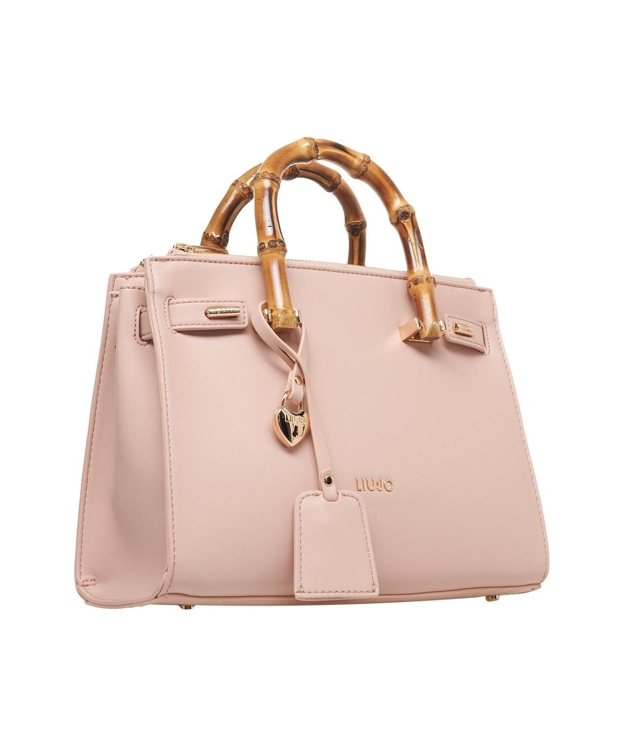 Hand bag with bamboo handles Product Image