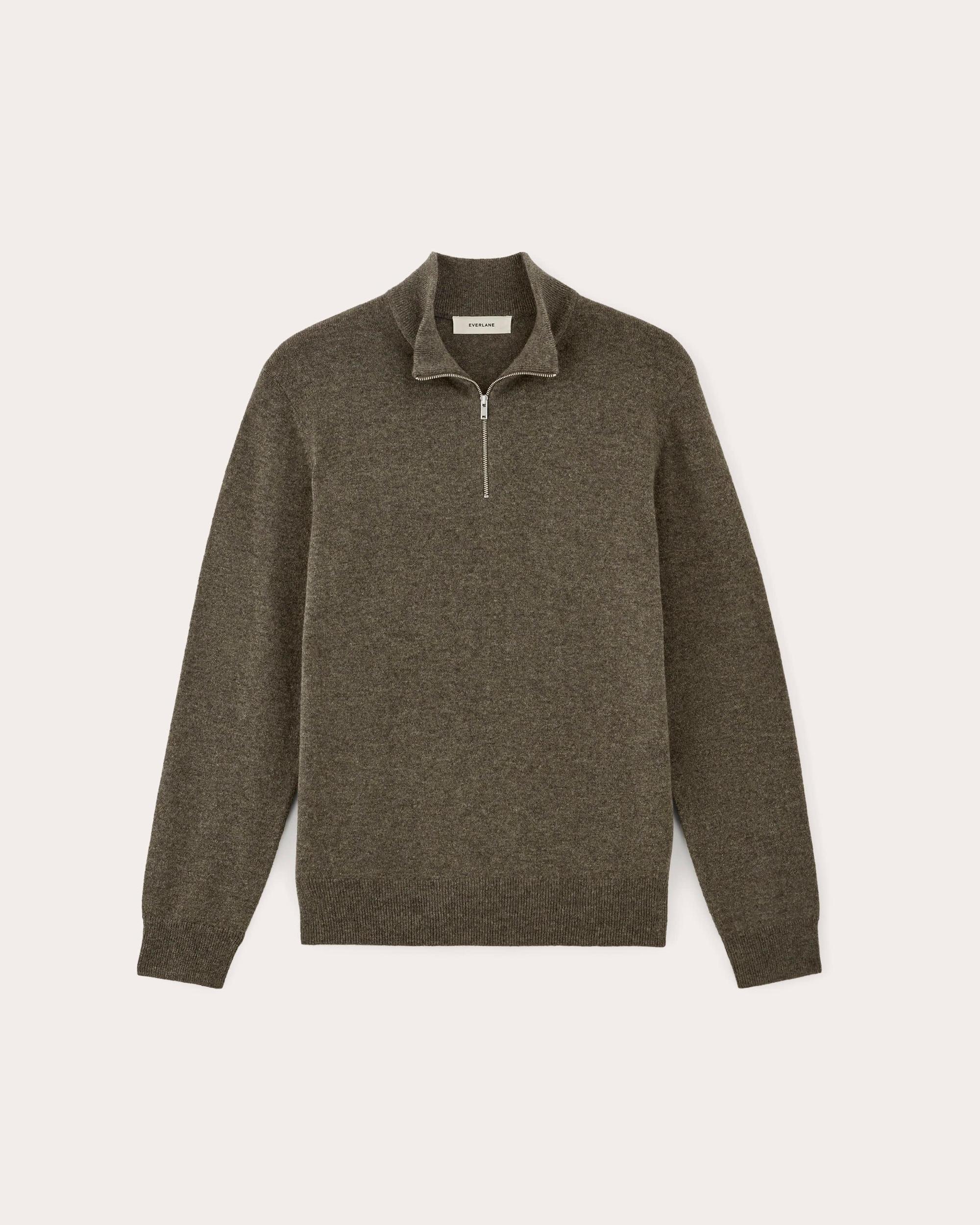 The Quarter-Zip in Cashmere Product Image