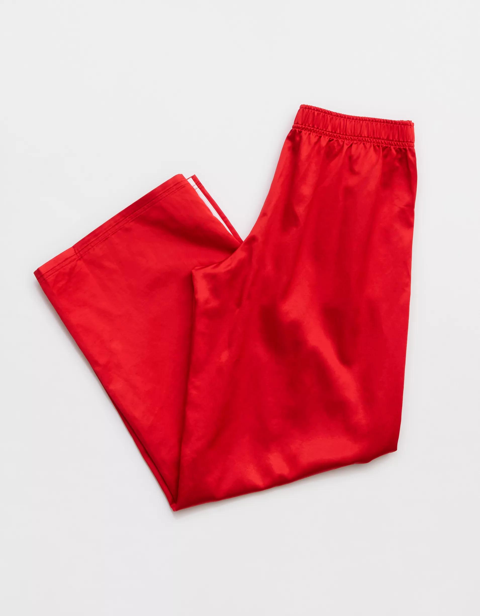 OFFLINE By Aerie You're A Winner Satin Trouser Product Image